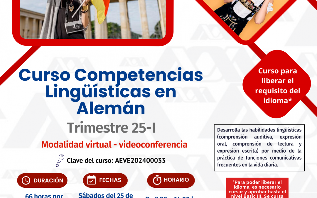 Competencias Lingüísticas en Alemán LE, Trimestre 25-I (Virtual)