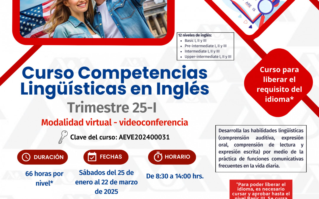 Competencias Lingüísticas en Inglés LE, Trimestre 25-I (Virtual)