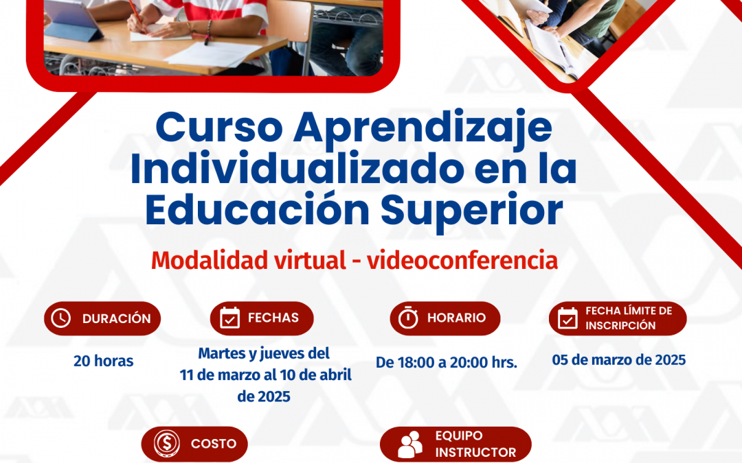 Curso: Aprendizaje Individualizado en la Educación Superior