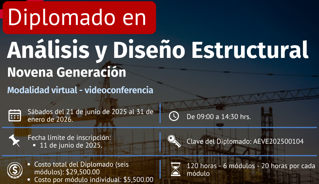 Diplomado en Análisis y Diseño Estructural, Novena Generación