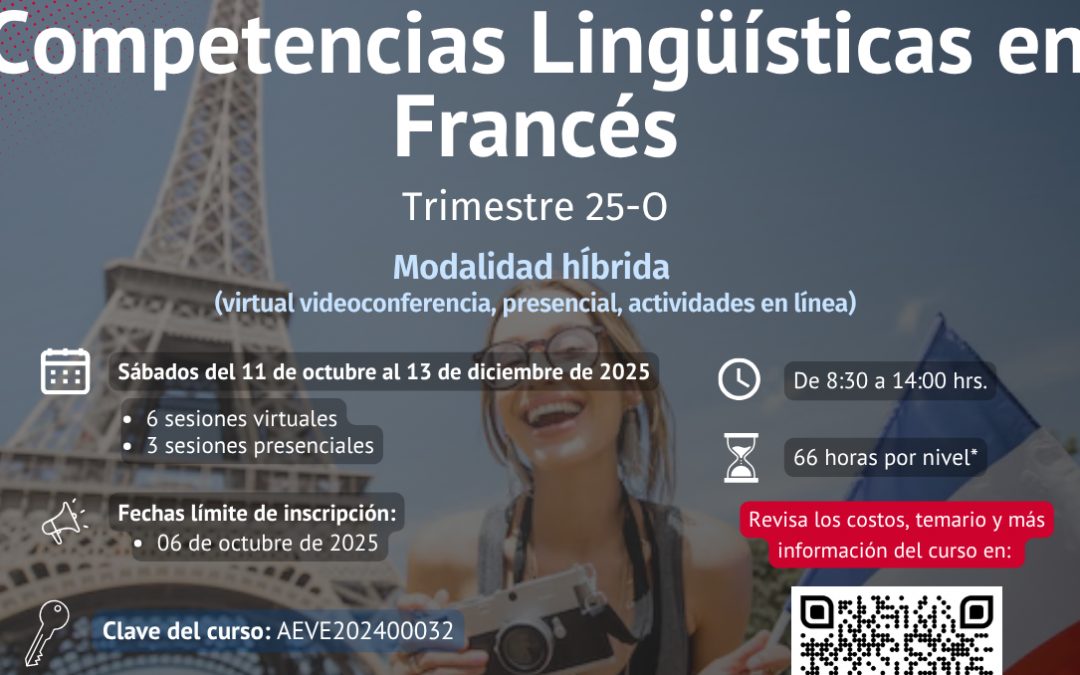 Competencias Lingüísticas en Francés LE, Trimestre 25-O Híbrido (virtual/presencial)